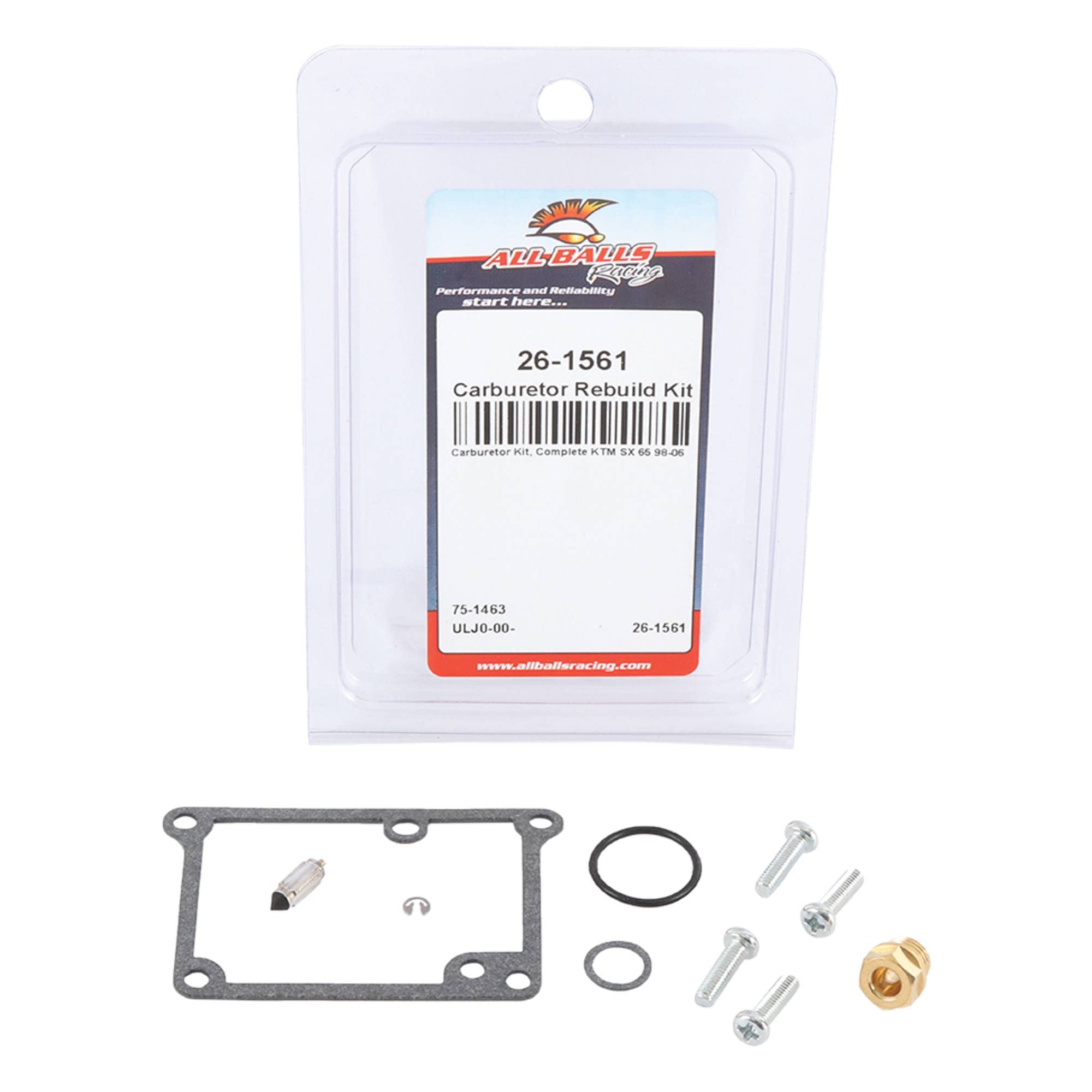 GL2821＊bkM Amazon.com: All Balls Racing 26-1561 Carburetor Kit