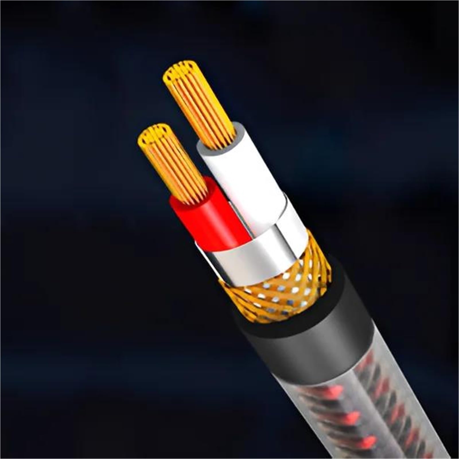 Adulto Cavo Audio Per Chitarra Cavo Per Chitarra Elettrica Professionale Ad Angolo Retto Da 6,35 Mm | Questo cavo è versatile e adatto a un'ampia gamma di apparecchiature musicali.(15m)