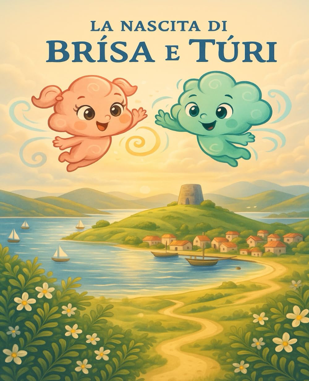 La nascita di Brìsa e Tùri: La storia di come, sull’isola di Suentu, il vento imparò a parlare di amicizia, coraggio e meraviglia.