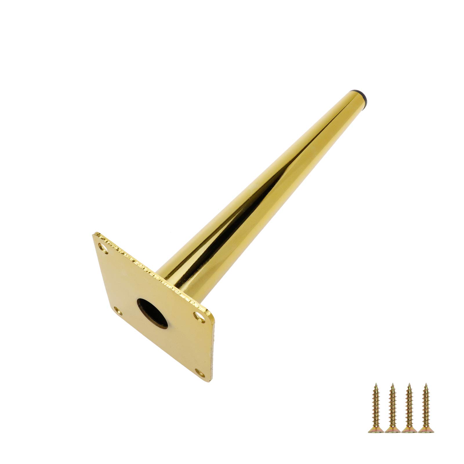 Roellgs Metal Diagonal Furniture Legs, 4 Pieces Support Modern