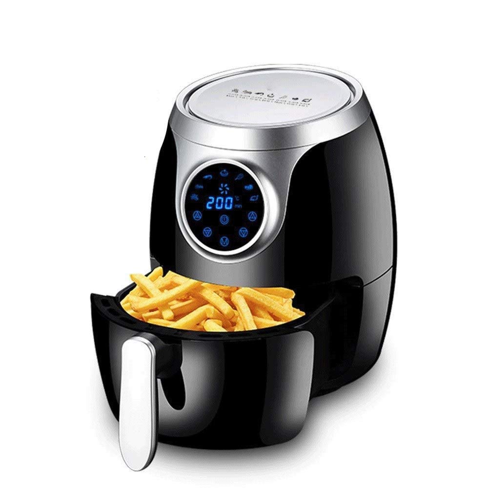 Friggitrice ad aria multifunzione, friggitrici ad aria calda Forno con preimpostazioni di cottura programmabili per friggere ad aria, arrostire, cuocere al forno e grigliare, dimensioni 33 cm * 28 cm