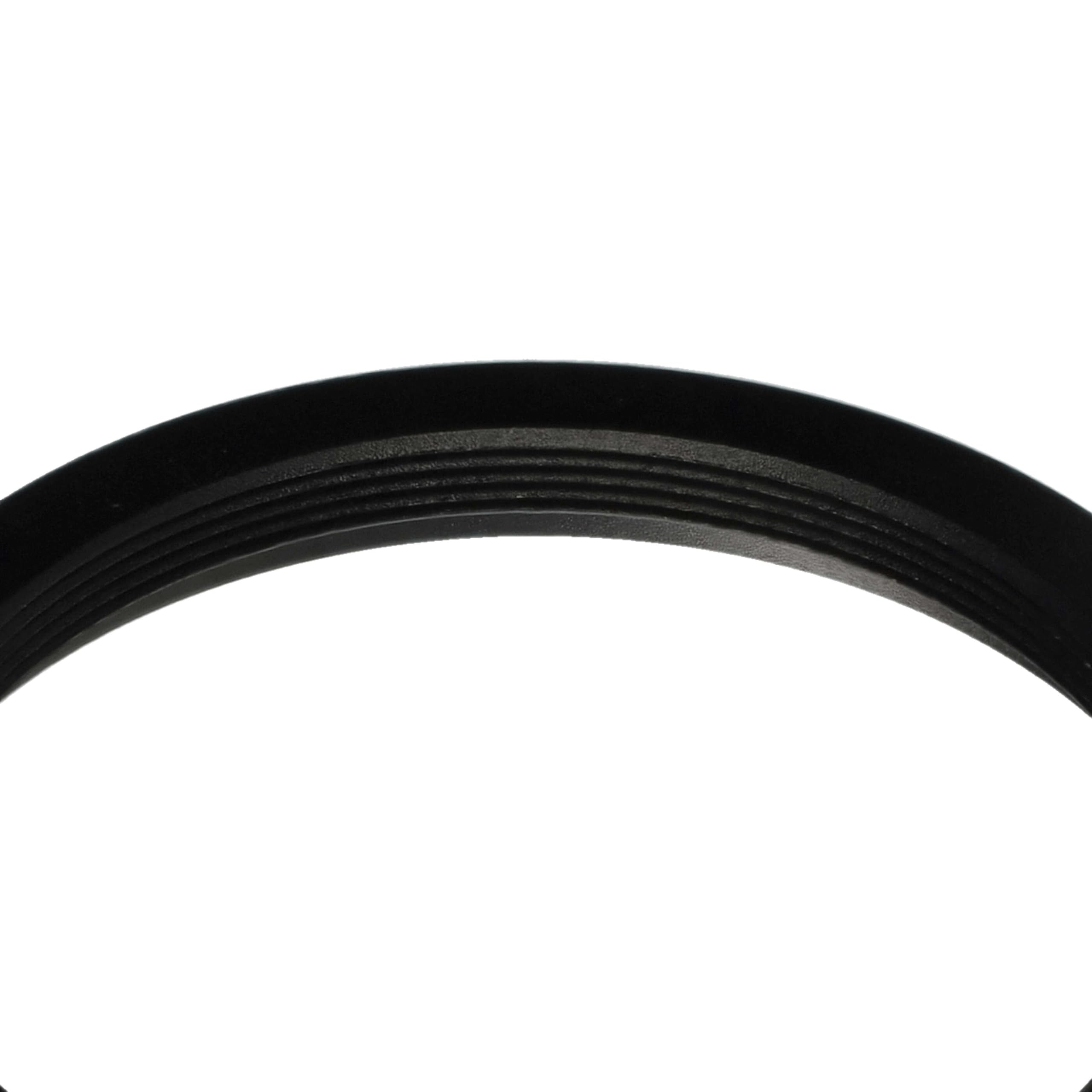 vhbw Pierścień adaptera filtra krokowego 49 mm do 43 mm do obiektywu aparatu - reduktor, czarny metal