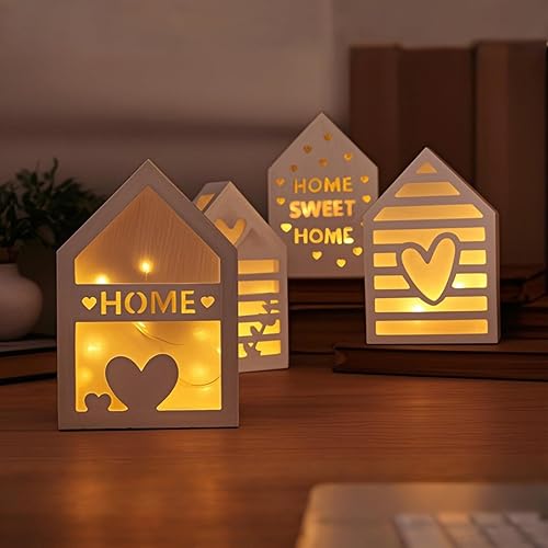 Miniatura 6 de Moldes de silicona para casa, portavelas de casa 3D, moldes de fundición de resina epoxi para bricolaje, jabón, pasteles, arcilla, manualidades,