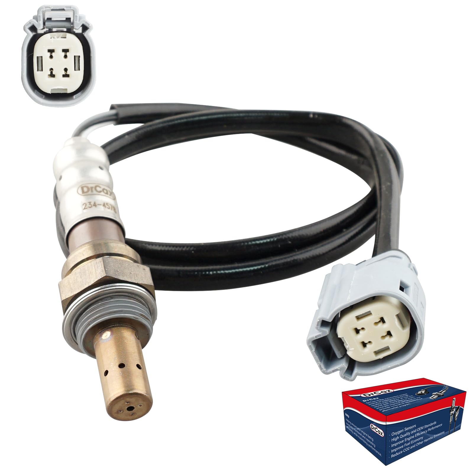 234-4578 Sensor de oxígeno O2 relación de combustible de aire calentado descendente compatible con Ford Escape Fusion C-Max Transit Connect Lincoln MKZ L4 2.0L 2.5L Reemplaza CJ5Z-9G444-B