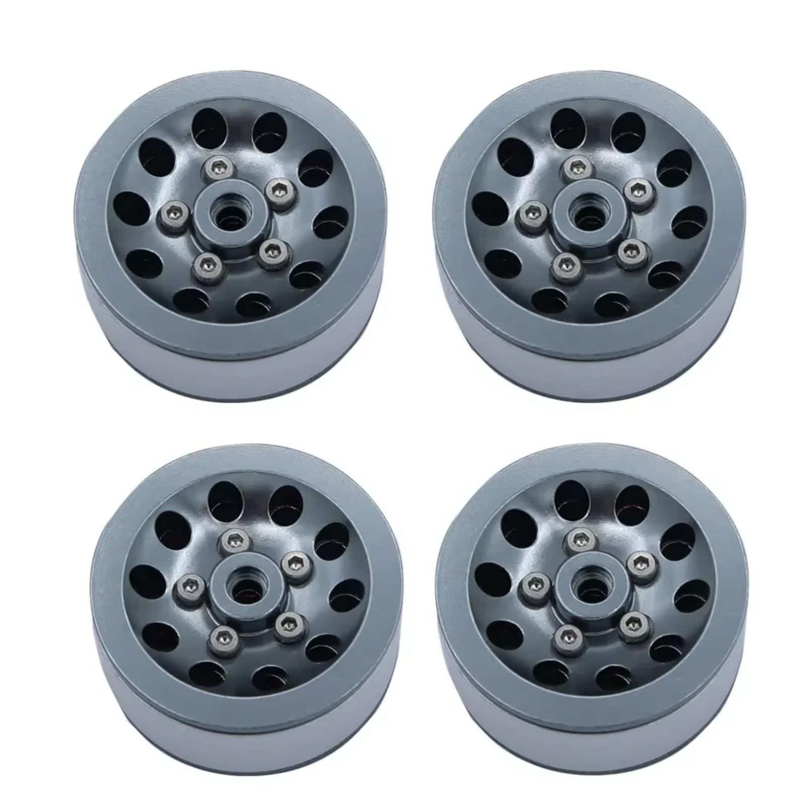 Metallo Beadlock Mozzo Ruota Cerchio Per WPL C14 C24 B14 B24 B16 Per MN78 Per MN99S MND90 MN300 1/16 1/12 RC Auto Parti Aggiornamento Cerchi RC
