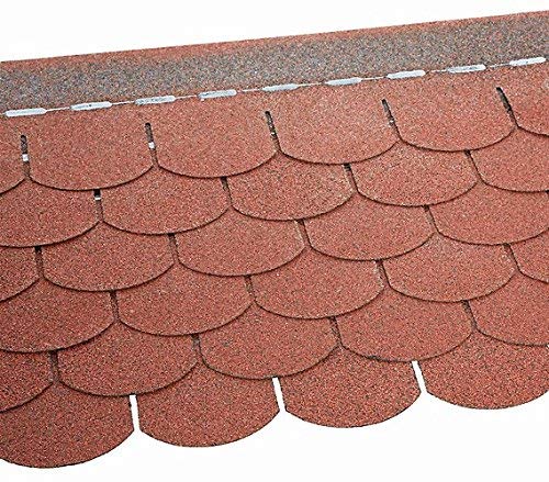 Preisvergleich Produktbild Dachschindeln Biberschw. rot 3 m²