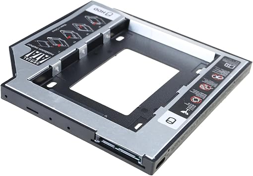 Laptop HDDs Caddys,HDDs Caddys 12.7mm Aluminum 2nd Hard Disk Drives Caddys Case Adapter for Laptop CDDVD-ROM Bay
