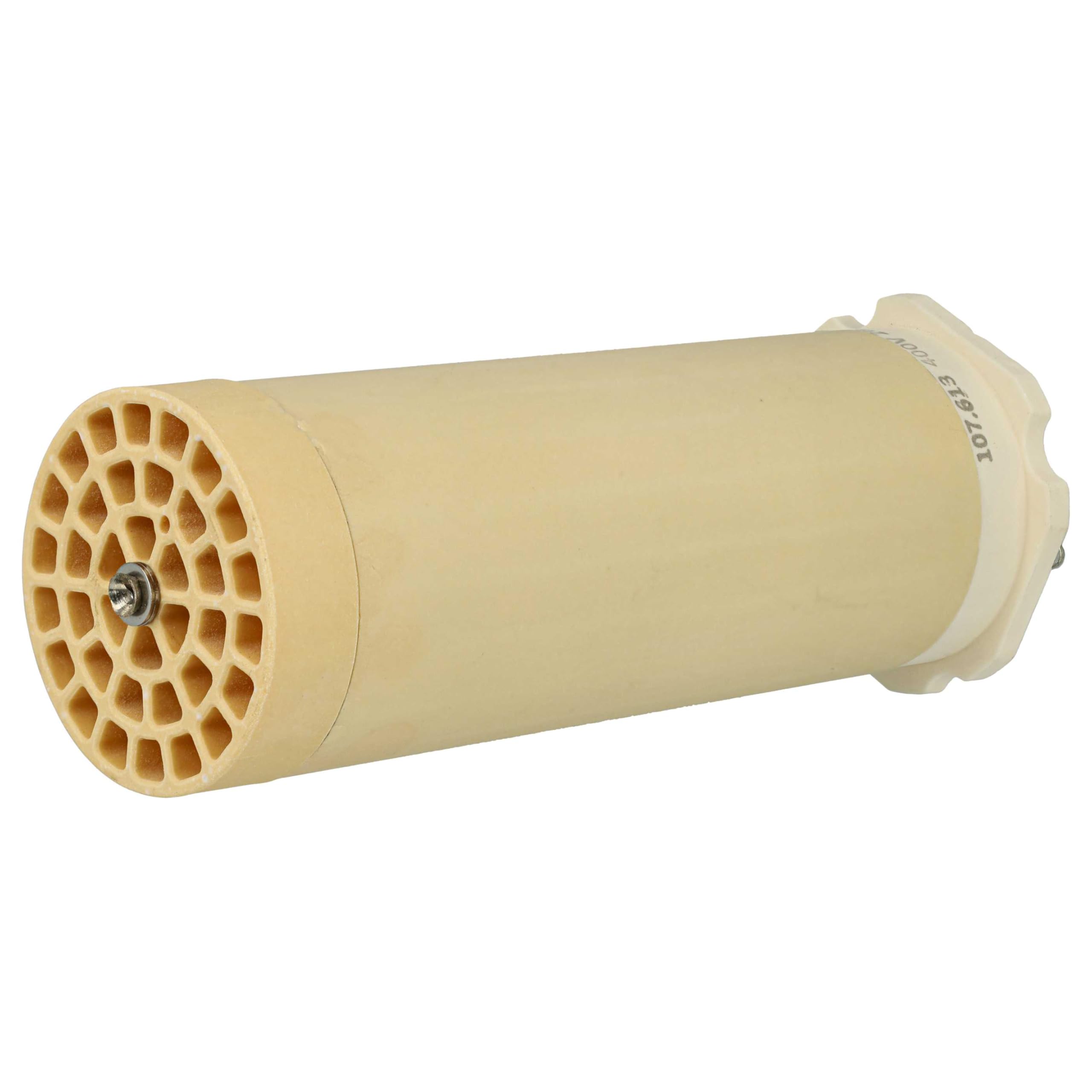 vhbw 2 x element grzejny zamiennik do Leister 114.418, 148.521, 148.518 do pistoletu spawalniczego na gorące powietrze - 5500 W, ceramiczny rdzeń grzewczy, 4,45 x 12,6 cm
