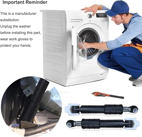 Miniatura 7 de WH01X10343 WH01X10343 Amortiguador para arandela NP WH01X20826, PS1482318 AP4265856 WH01X10260, 1264427, AH1482318, EA1482318