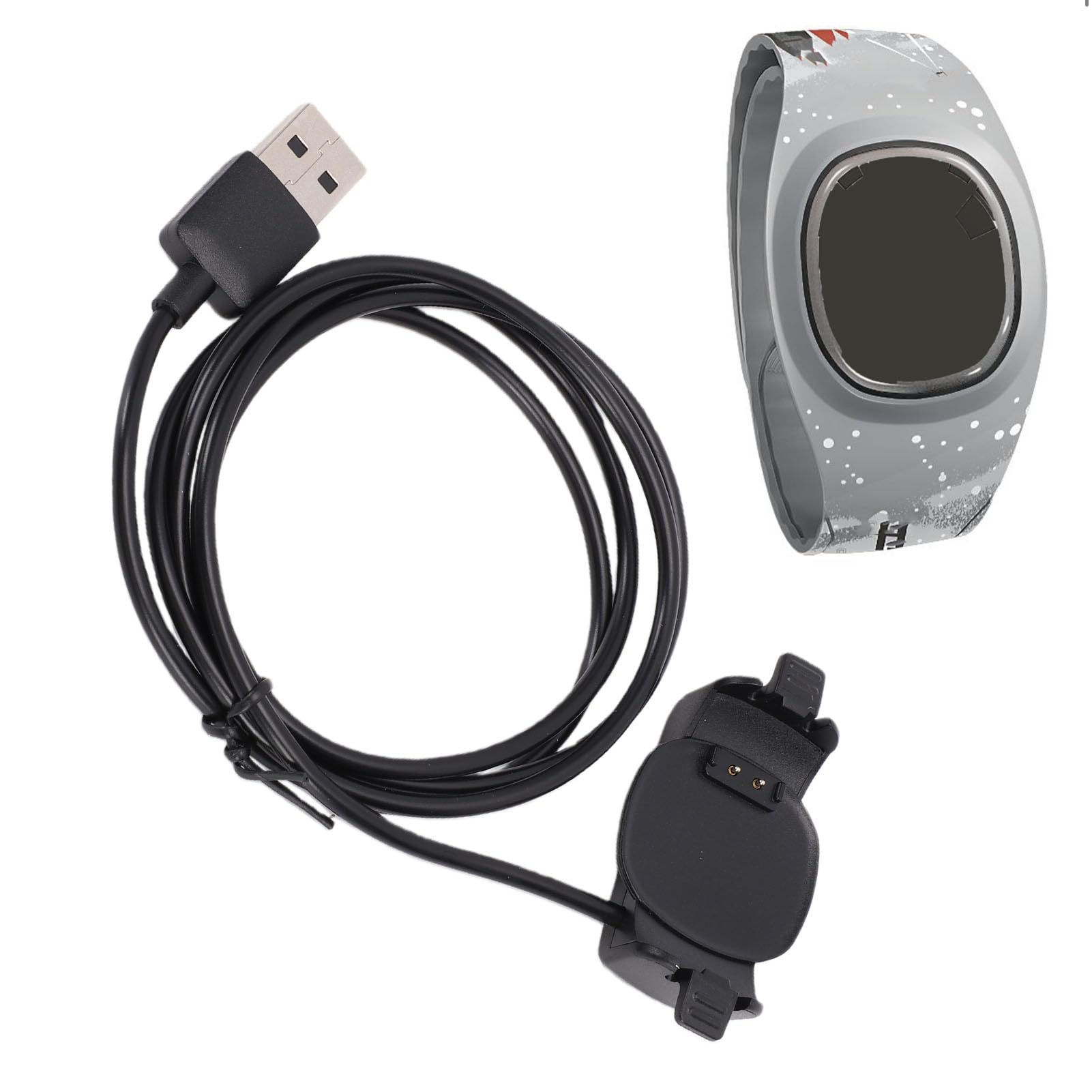 Caricabatterie per Smartwatch Compatibile con Plus, Cavo di Ricarica Magnetico USB A da 3,3 Piedi, Cavo Sostitutivo per Ricarica Rapida con Chip Intelligente (4PCS)