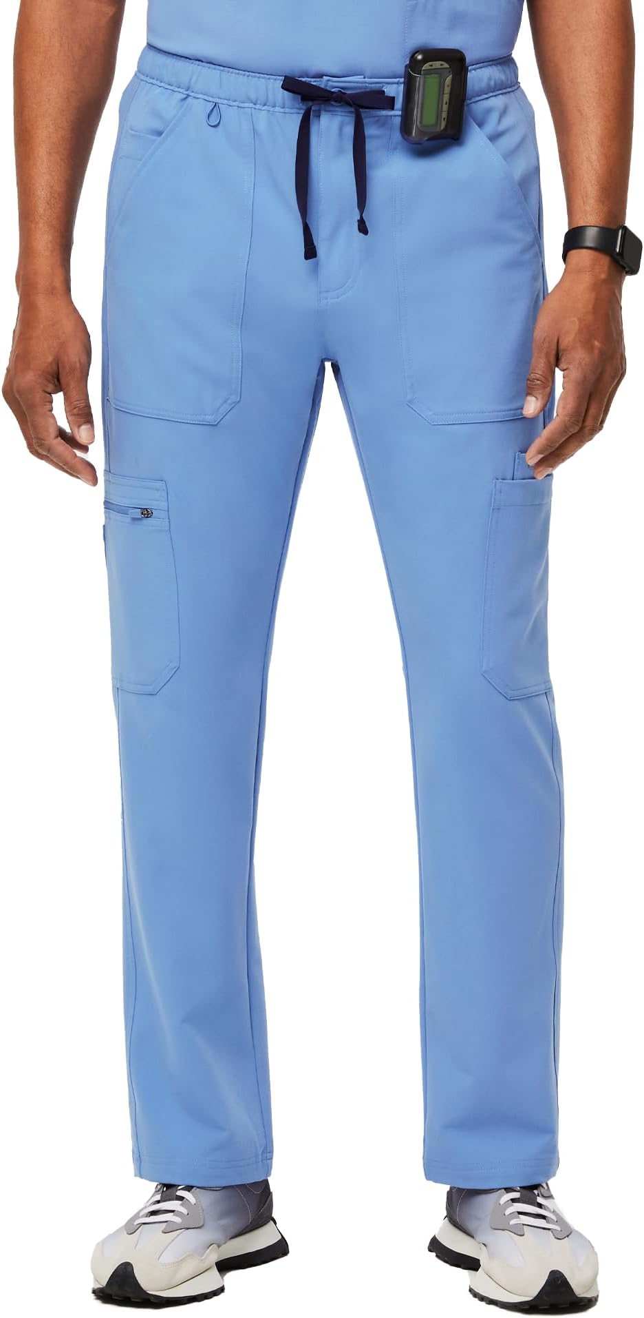 Cairo Cargo Scrub Pants for Men — Classic Straight Leg Fit, 9 Pockets, 4-Way Stretch, Anti-Wrinkle
