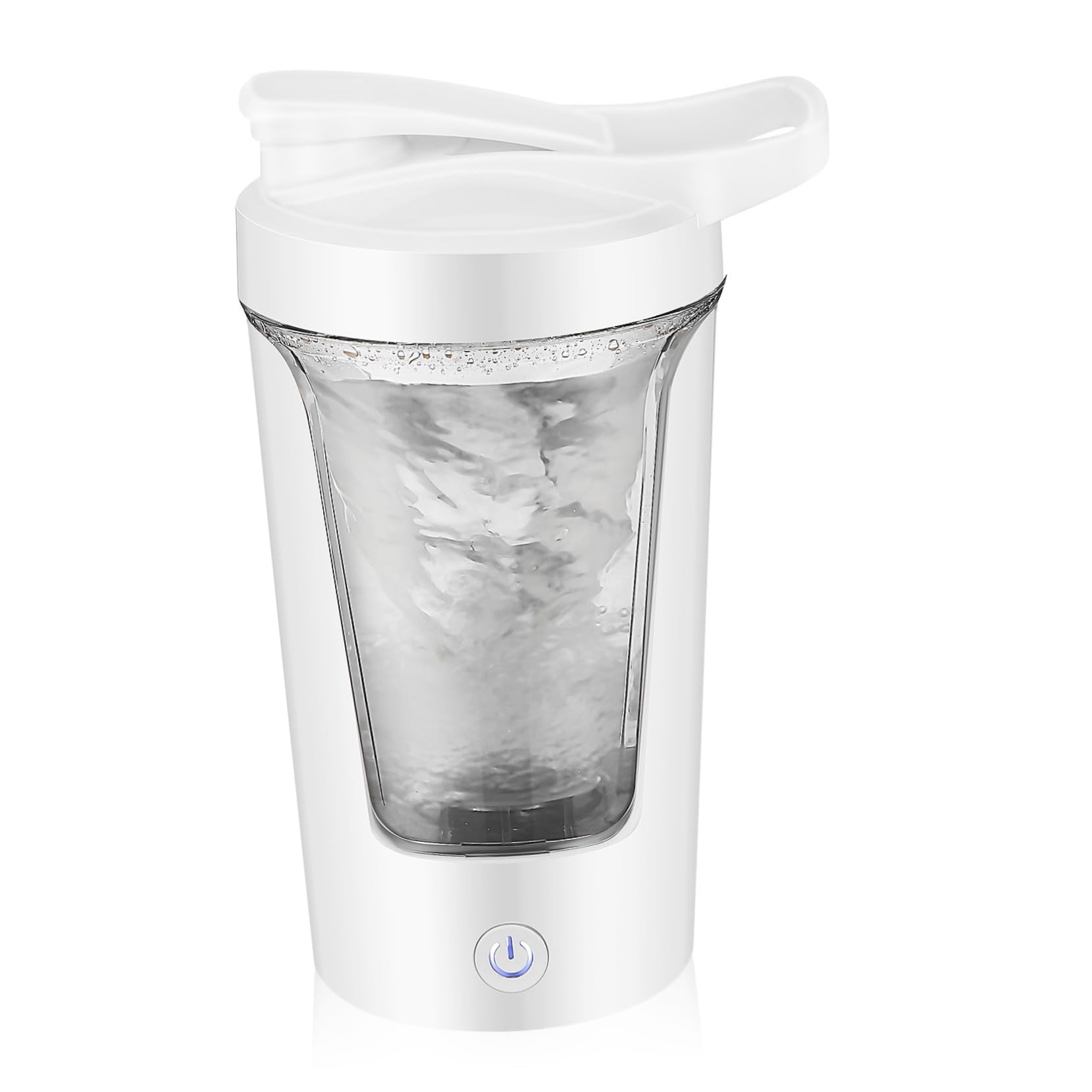 Homoyoyo Bouteille Shaker Électrique Rechargeable Café et Protéines Tasse Mélangeuse Automatique Portable PP et Abs Agitation Rapide pour Boissons Soymilk et Café