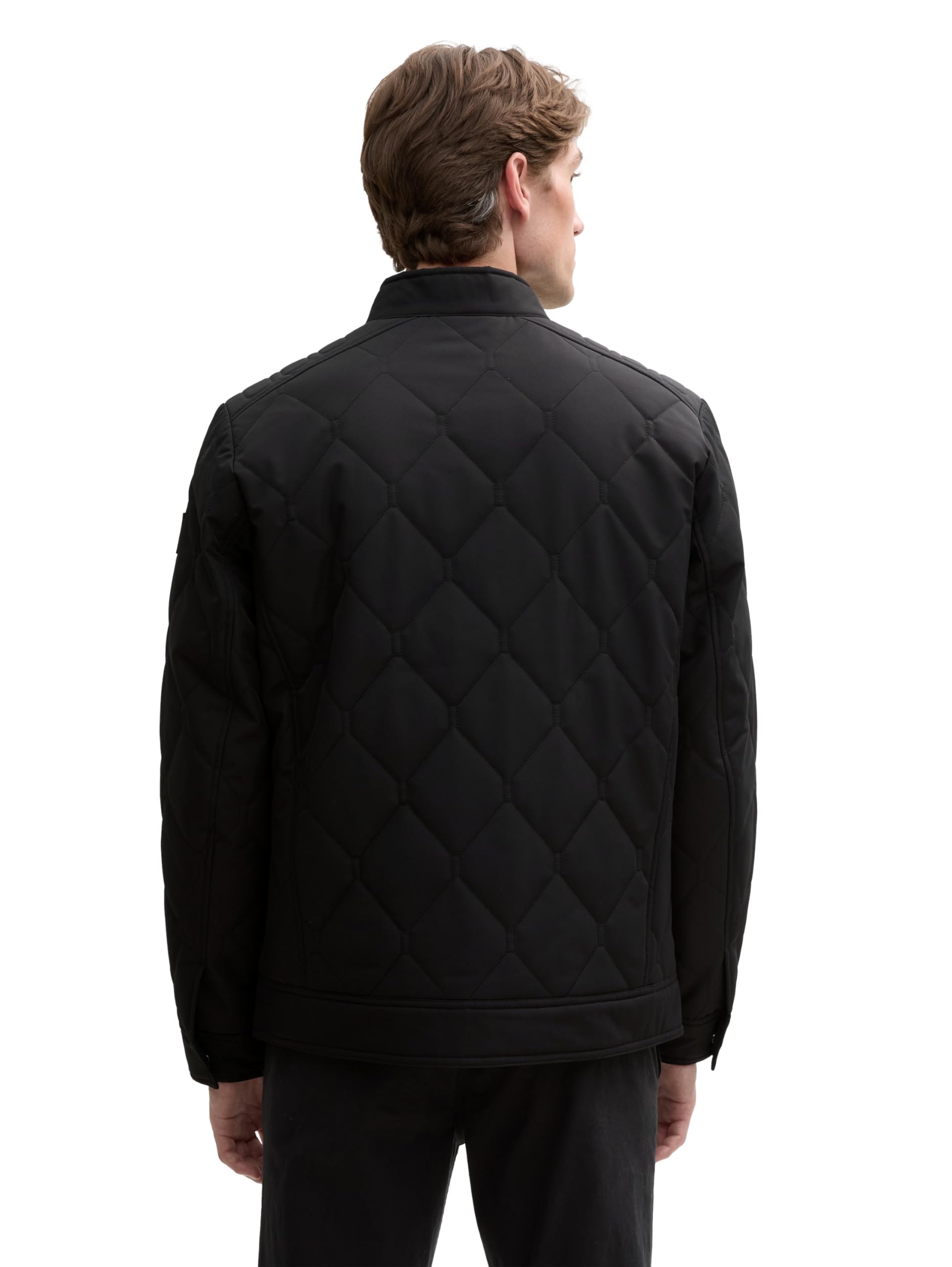 TOM TAILOR Herren 1044094 Jacke, 29999 - Black, L EU – Ansicht 2