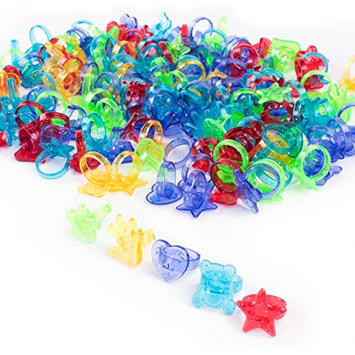 Colorful Assorted Plastic Glitter Toy Rings Bag Of 144 Rings Hearts Colorful Assorted Plastic Glitter Toy Rings Bag Of 144 Rings Hearts