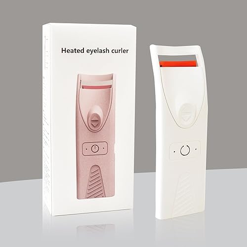 Rizadores de pestañas calentados, rizador de pestañas eléctrico recargable por USB, rizado natural y efecto de larga duración, calentamiento rápido