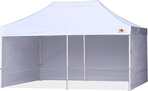 Miniatura 1 de Abccanopy - Toldo de 10 x 10 pies, con paredes laterales, sombra instantánea, con bolsa con ruedas para guardarlo. Incluye 4 bolsas de lastre,
