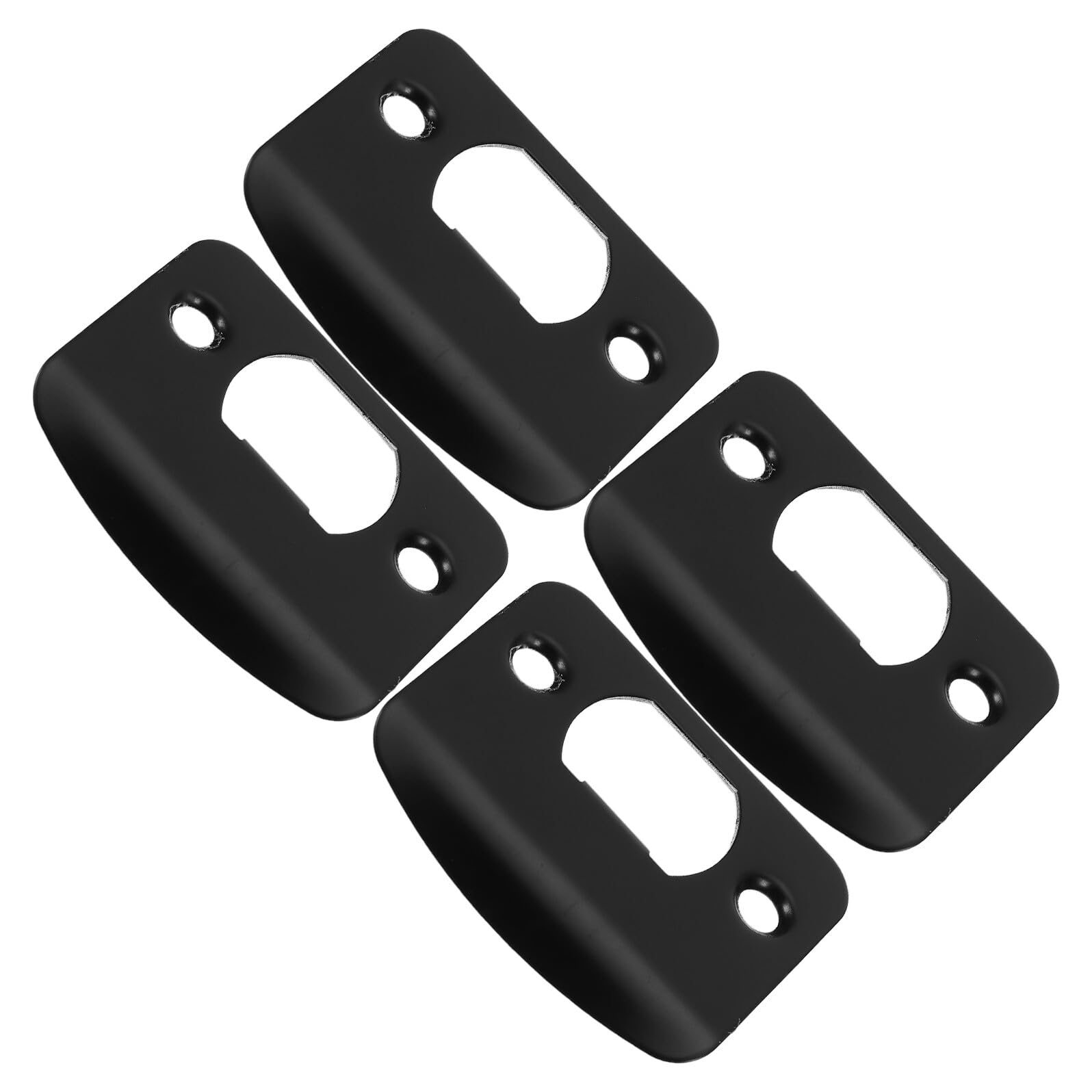 Placas de golpe para puerta WOONEKY: kit de 4 piezas con tornillos para reparar tu jamba