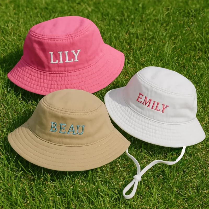 Personalized Children's Fisherman's Hat Male and Female Baby Sun Protection Outdoor Breathable Basin Hat Beach Sun Hat for Children4