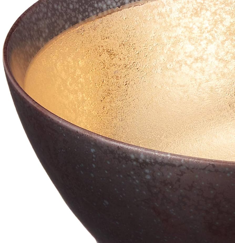 Amazon｜有田焼 「 究極の ラーメン鉢 」 結晶金巻 直径約18×高