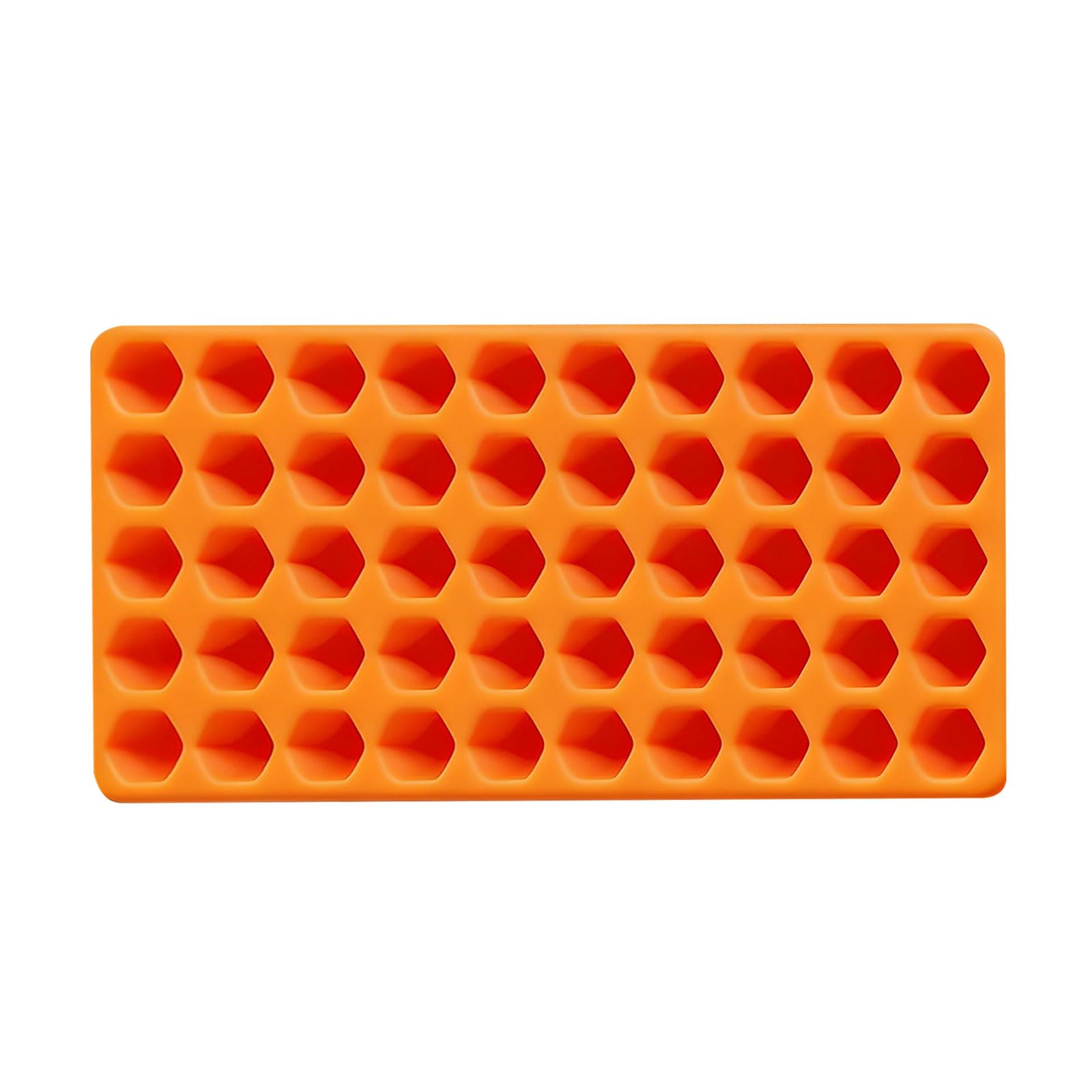 Tfaoys Orange1 Color Durability 50Slot Hexagonal Shank Bit Organizers Box Loading Block Perfect For Keeping 6.35Mm Screwdriver Bits In Place Case
