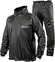 Capa de Chuva Pvc Delta Flex Motoqueiro (M, Preto)
