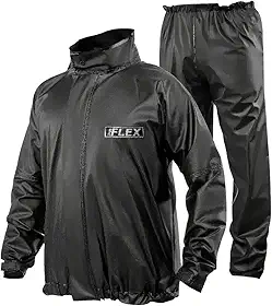 Capa de Chuva Pvc Delta Flex Motoqueiro (M, Preto)