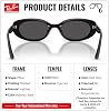 Lentes de sol Ray-Ban RB4441D BIO-BASED cuadrados con estuche oficial 5