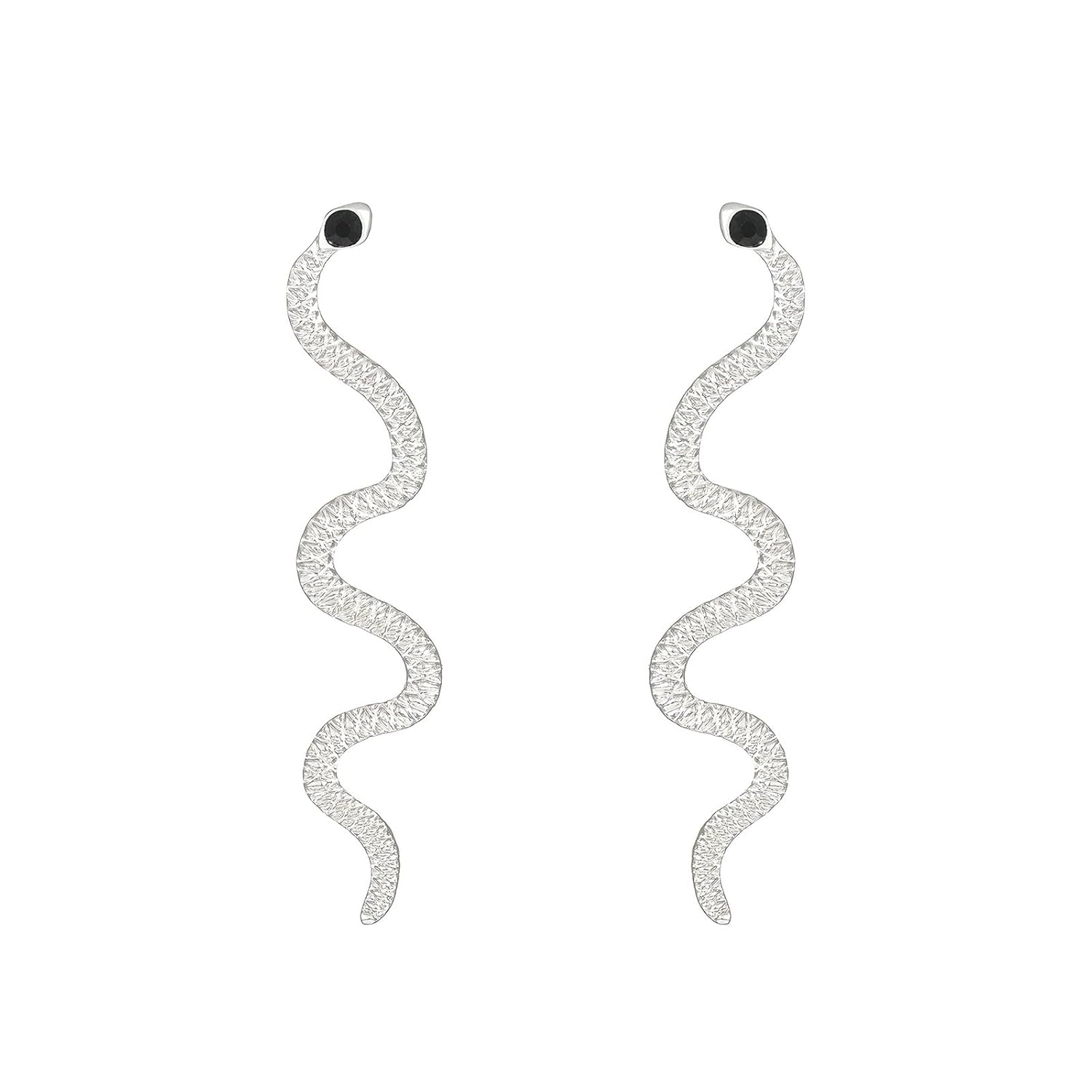 Andelaisi Vintage Snake Drop Earrings Snake Dangle Earrings Long Serpent Earring Halloween Gothic Animal Earrings Jewelry for Women