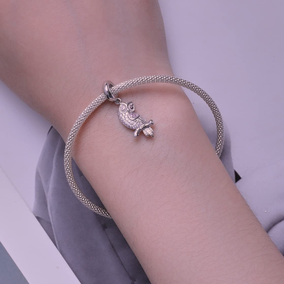 Generic Sowa Charms wisiorek mieszana sowa DIY Charm tworzenia biżuterii akcesoria rzemieślnicze do naszyjnika bransoletka