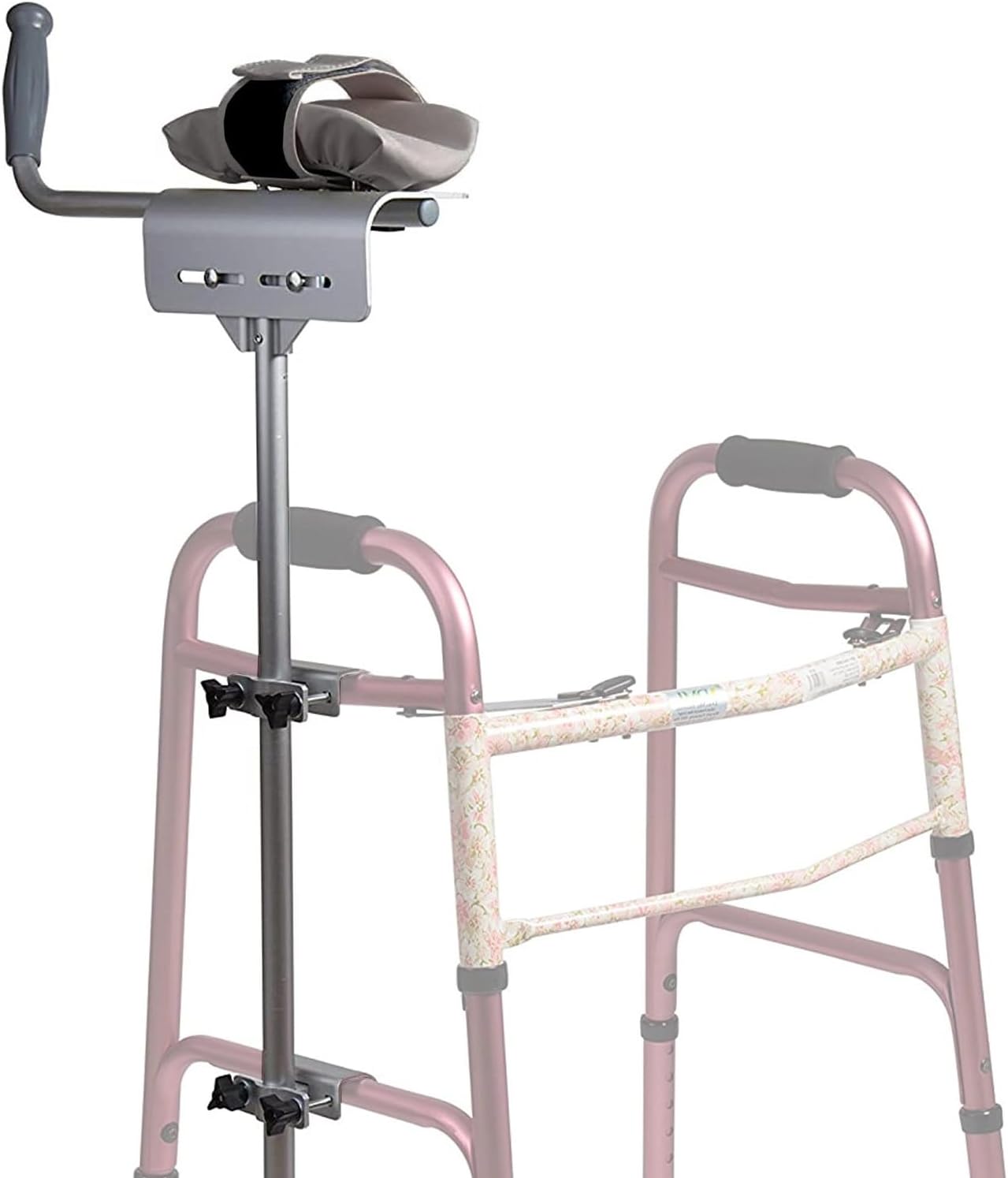 MABIS Walker Platform Attachment With Adjustable Padded Cuff, No Tools Needed, Attaches to Most Walkers, FSA and HSA Eligible, Made of Lightweight Aluminum, Silver MABIS Walker Platform Attachment With Adjustable Padded Cuff, No Tools Needed, Attaches to Most Walkers, FSA and HSA Eligible, Made of Lightweight Aluminum, Silver
