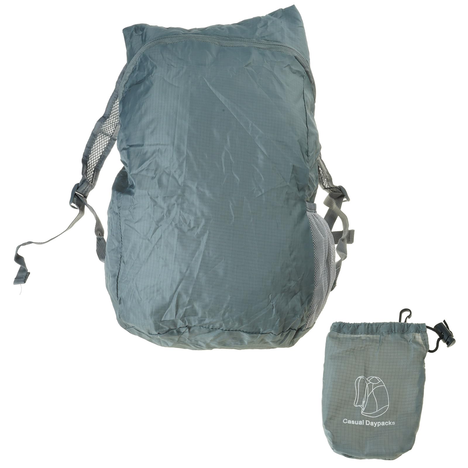 MICFENY Folded Backpack Outdoor Travel Daypack Bag for Men Women 15L Fashion Large Capacity Backpacks