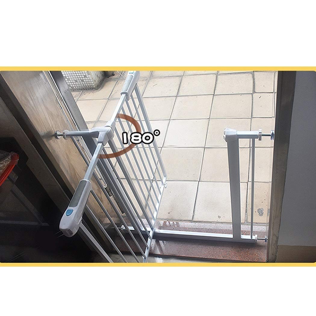 la Puerta de Seguridad para Bebés de Lujo de Pet Playpens Brinda Seguridad en Espacios Extra Amplios con Funcionalidad Añadida de una Mano Balaustres de Escalera/120-127Cm