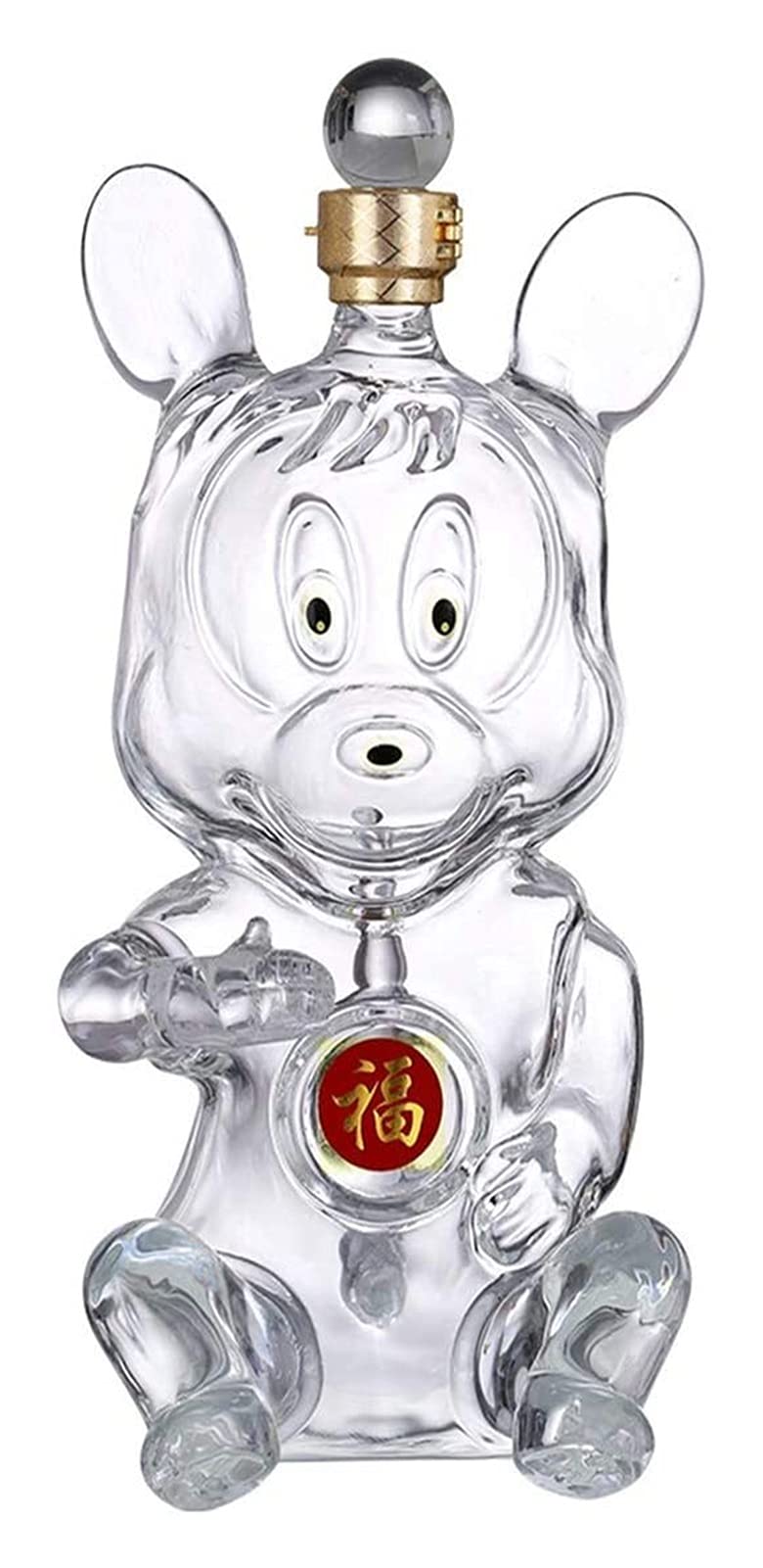 Petite carafe à liqueur anti-oxydation en cristal pour protéger le whisky