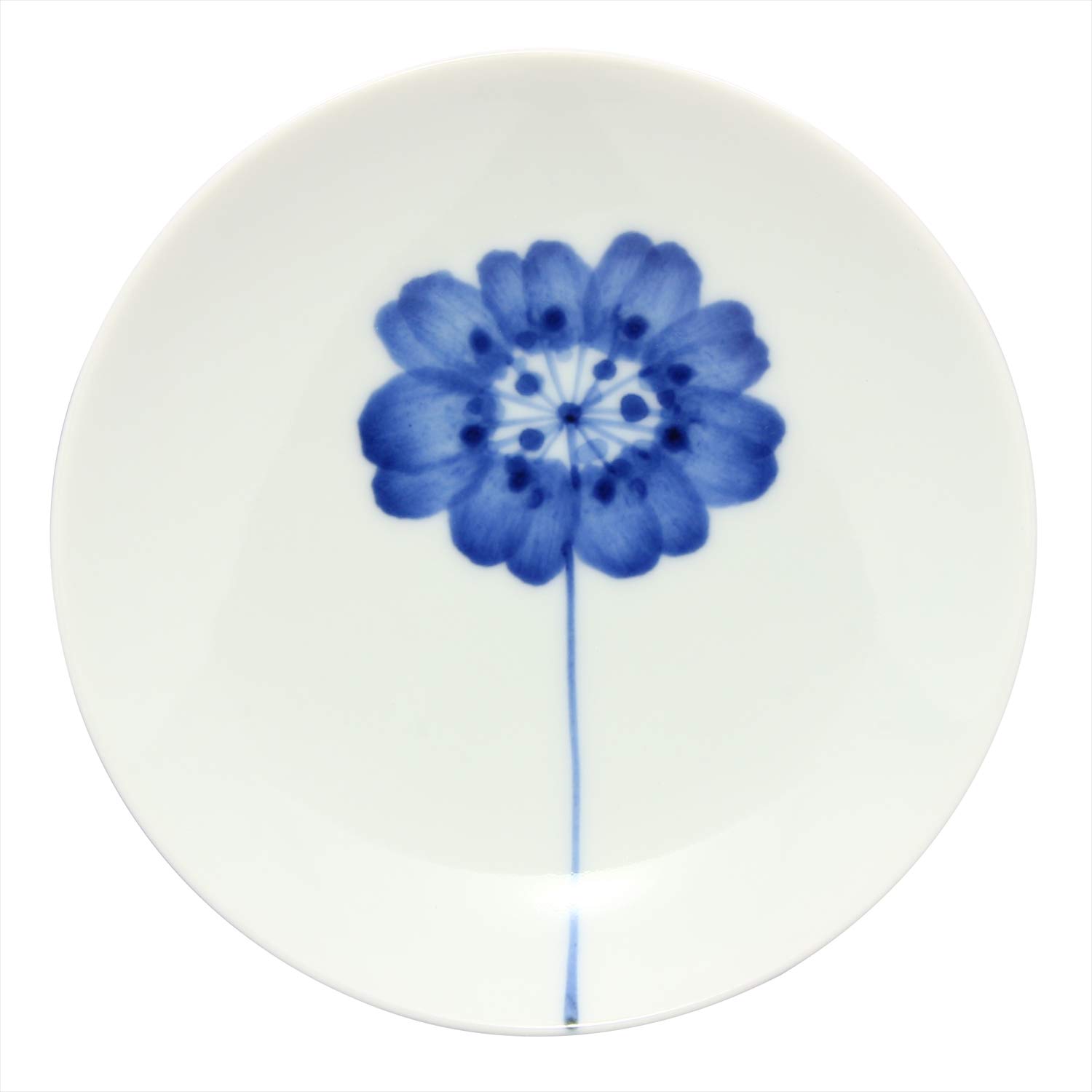 Hasami Porcelain Small Plate – Single Flower