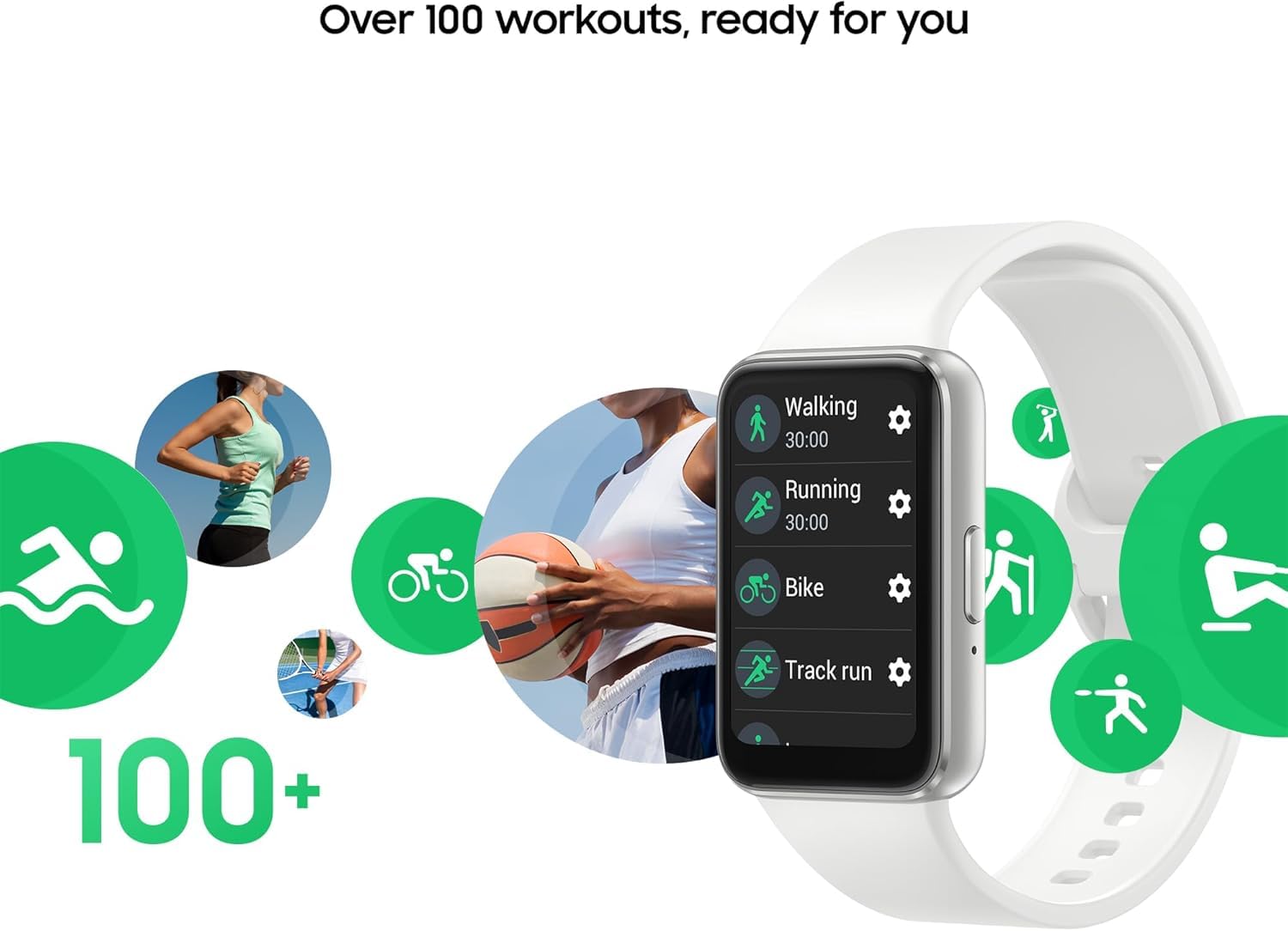 Samsung Galaxy Fit3 Silber (Silber) SM-R390