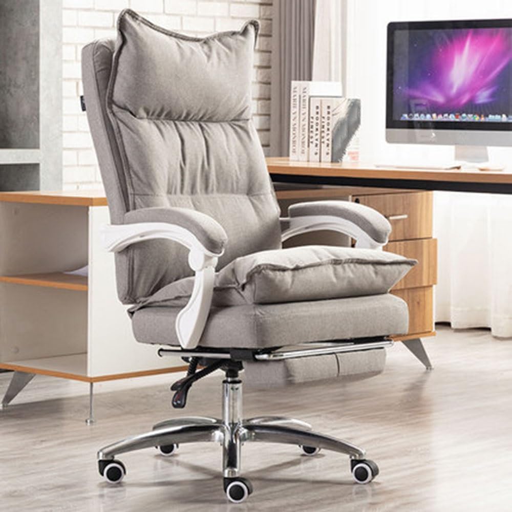 Leisure Backrest Furniture, Massage Office Chair Ergonomics Computer Back Brace Stool Simplicity Modern Furniture Lifting and Lowering Rotate Mobile, Bedroom Study Swivel Chair