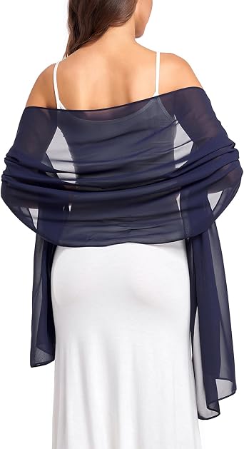 Womens Scarfs Shawl and Wraps for Evening Dresses Formal | Soft Chiffon Wedding Shawls,Shawl and Wrap Bridal Scarve for Women,Elegant Bridesmaid Cover Up