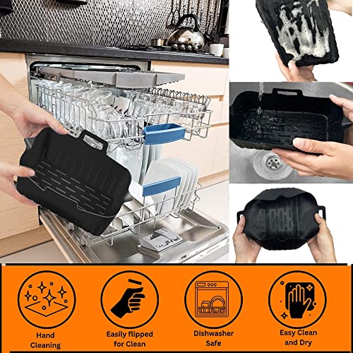 image for Generic 2 Pack Silicone Air fryer Liner 7.5 inch,Heat-Resistant Air Fr