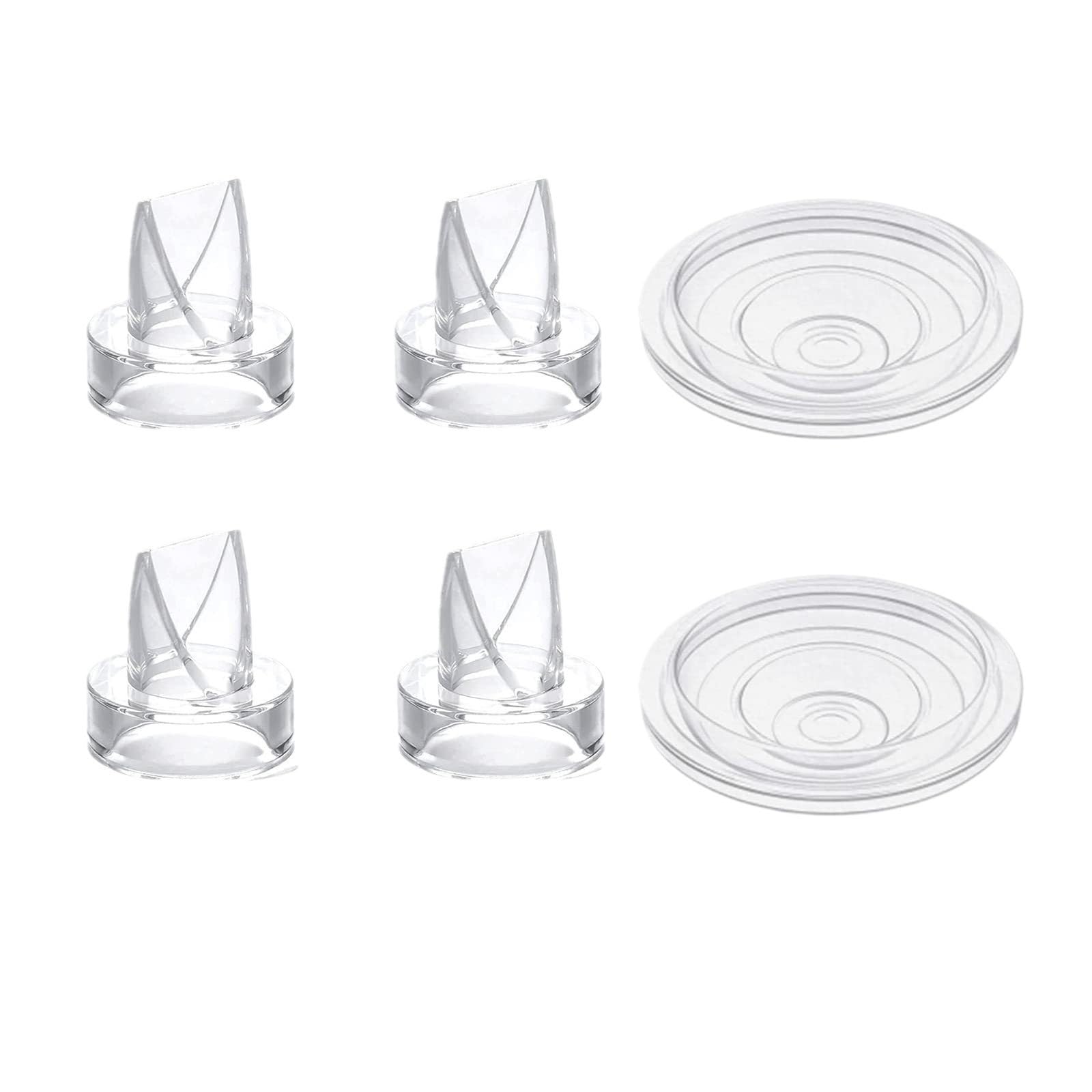 Silicone Duckbill Valves & Diaphragms Set for Wearable Breast Pumps Nursing Mother Company for Efficient Breastfeeding