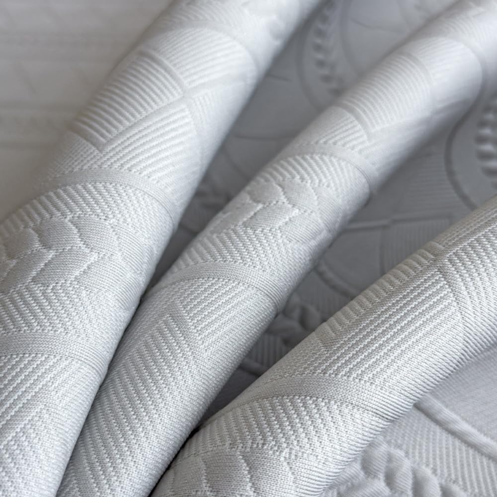 Protège-Matelas Drap-Housse Élastique De Qualité Hôtelière Housse De Matelas Respirante Et Douce pour Peau avec Poches Profondes pour Lits, Lavable en Machine-Yellow||150 * 200cm(Mattress Cover Only)