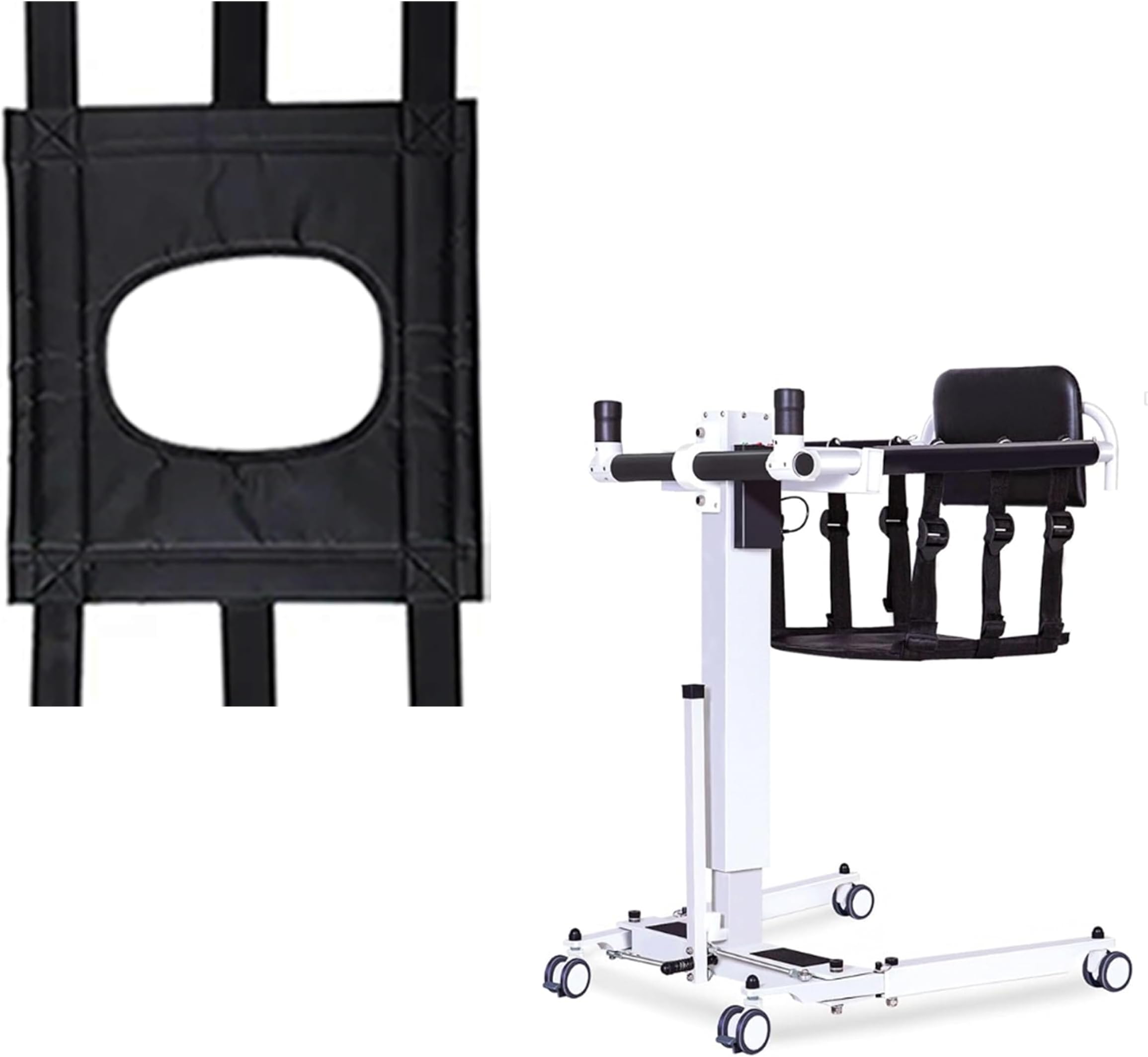 Accessories-1 Original Toilet Seat,Electric Transfer Lift Patient Lift (Patient Lift Not Included)