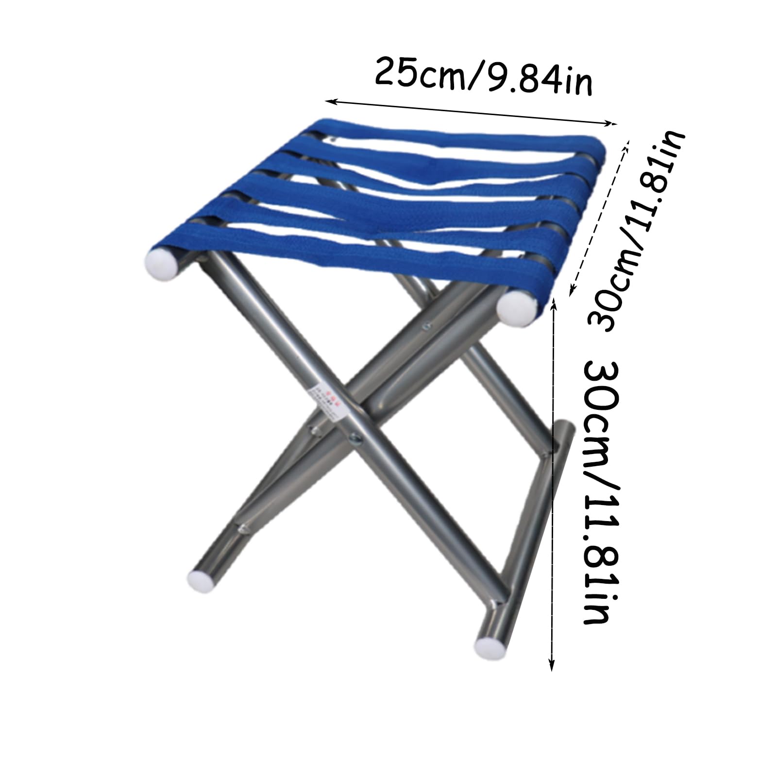 Vastsea Tabouret De Pêche Pliant Léger – Mini Chaise Camping Portable, Nylon Oxford, Idéal Pêche Barbecue Randonnée
