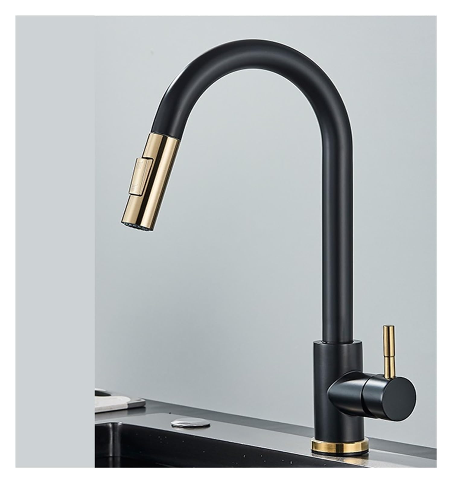 Grifo monomando de cocina extraíble para limpiar esquinas sin esfuerzo