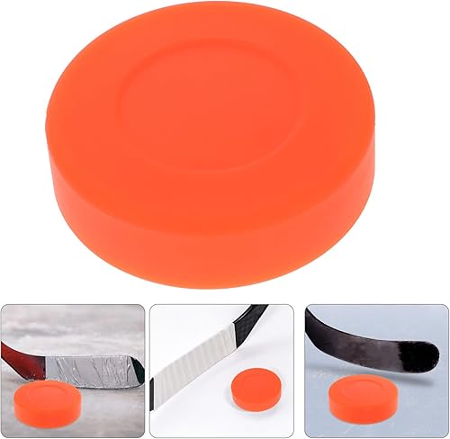 Miniatura 9 de ARTIBETTER 4 discos de hockey sobre hielo con regulación mate para practicar y entrenamiento clásico, diámetro 3, grosor 1