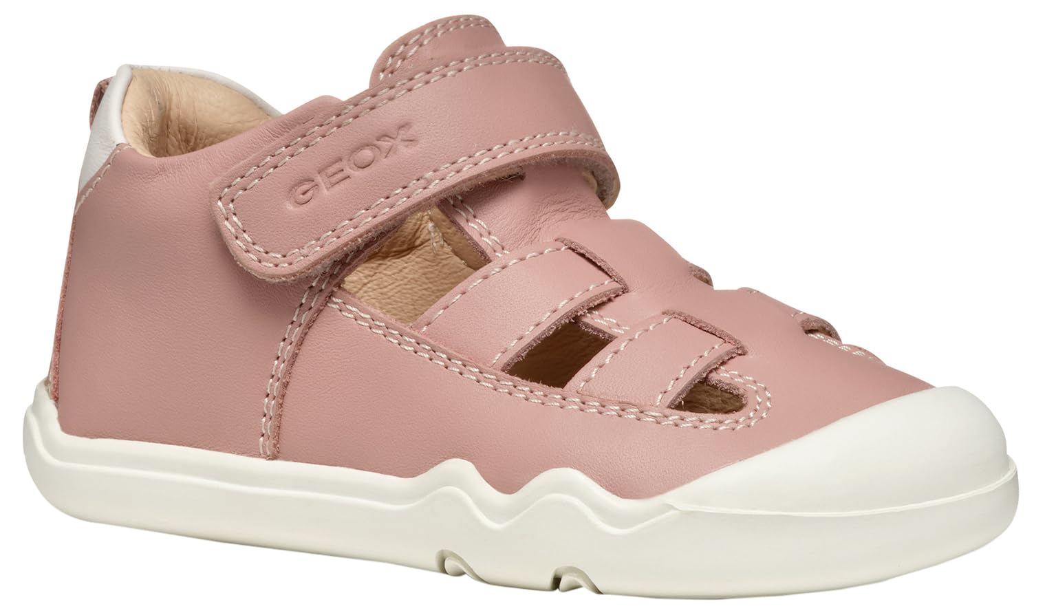 Geox Boy's B STEPPIEUP Girl A Sneaker, Rose, 10 UK Child