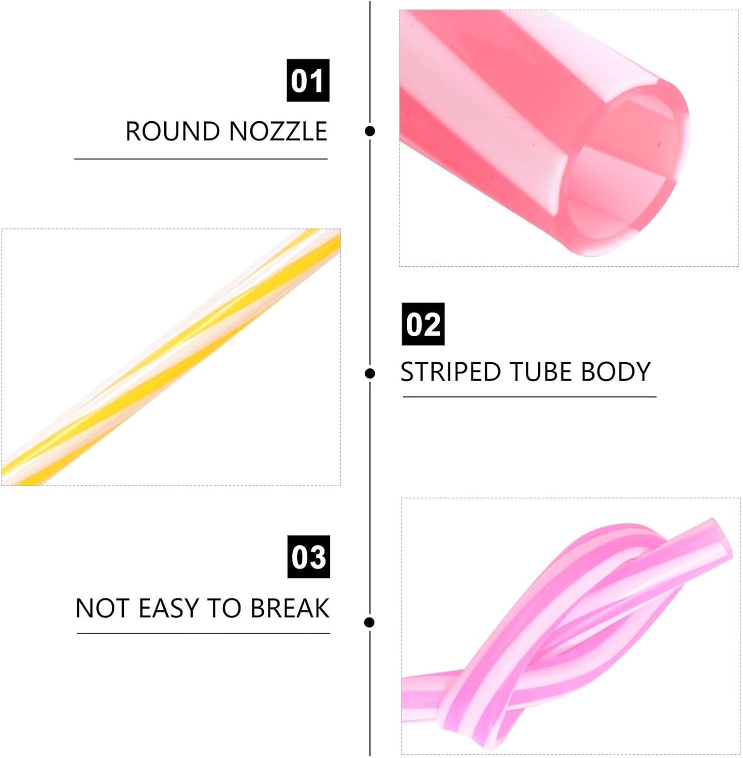 12pcs Colorful Folding Silicone Straws Leak-proof Reusable Coffee and Beverage Straws for Travel and Household Use Random Color