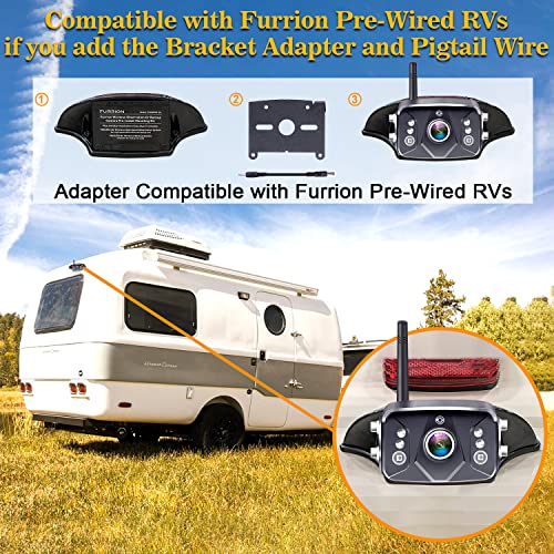 AMTIFO RV Backup Camera Wireless HD 1080P Trailer Bluetooth Rear View