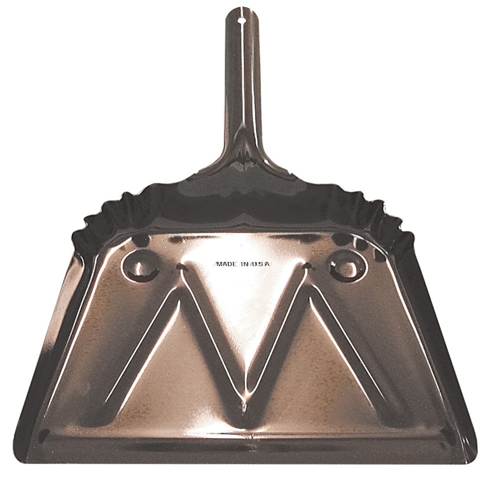 PFERD 89876 Metal Hand Dust Pan, 12" Edge (Pack of 12)