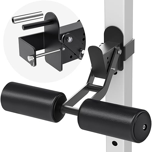 SELEWARE Nordic Hamstring Curl Squat Rack Attachment for 2x2 or