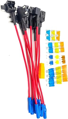 Miniatura 4 de 4 tipos de adaptador de fusible de 12 V para agregar un circuito con estándar ATO/ATC y mini y bajo y perfil micro2 portafusibles con kit de